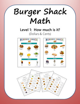 Preview of Burger Shack Math: How much is it?