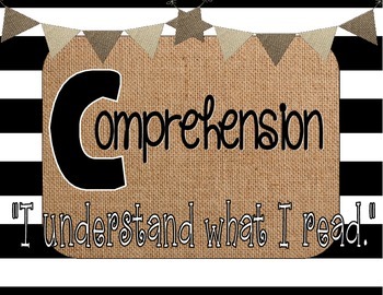 Burlap & Black CAFE Signs by First Grade Glitter and Giggles | TpT