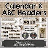 Farmhouse Calendar Wall & Alphabet Posters