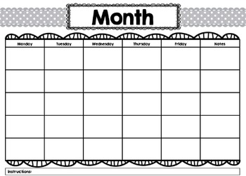 Burlap and Polka Dot Behavior Chart System *editable* by teaching with ...