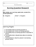 Research Question Brainstorm