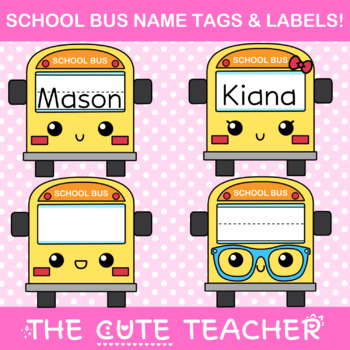 School Bus Name Worksheets Teaching Resources Tpt