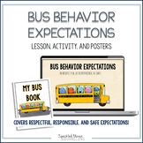 Bus Behavior Expectations Lesson and Posters