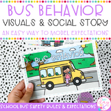 Back To School Bus Behavior Visuals | School Bus Safety Ru