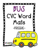 Bus CVC Word Building Mat - FREEBIE