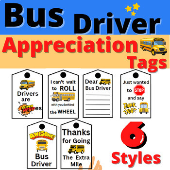 Bus Driver Appreciation Gift Tag Thank You We Wheelie -  Portugal