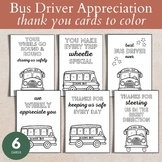 Bus Driver Appreciation Cards, Thank You Notes from Studen
