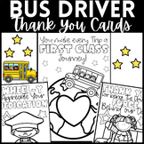 Bus Driver Appreciation Thank You Cards