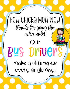 Extra Gum Bus Driver Appreciation Gift - Just Add Confetti