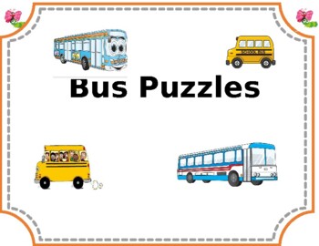 Preview of Bus Puzzles