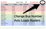 Bus Rosters - Spreadsheet for the School or District