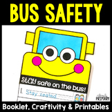 School Bus Safety Rules w/ Craft, Coloring Page, Story, Ba