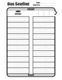 Bus Seating Chart