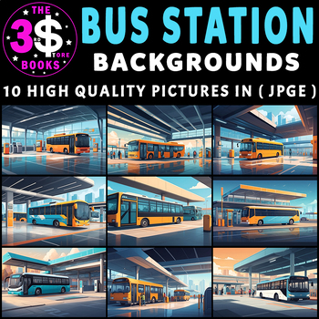 Preview of Bus Station Backgrounds – 1O Pictures