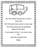 BusDriver Day Thank you Card