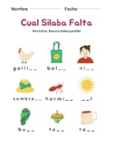 Spanish diction-find the Syllable-Busca La Silaba