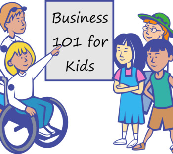 Preview of Business 101 for Kids Workbook & Presentation, SWOT, Goal Setting, Entrepreneur