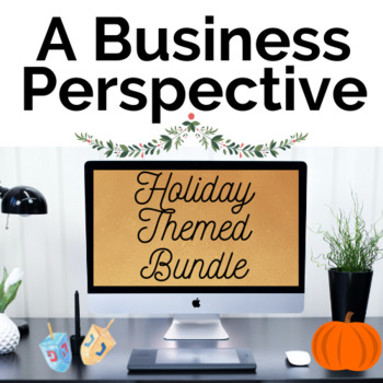Preview of Business Activities Holiday Bundle