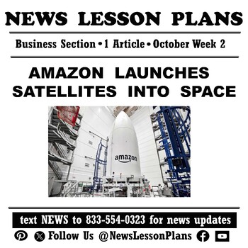 Preview of Business_Amazon Launches Satellites into Space_Current Events News Reading_2023
