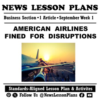 Preview of Business_American Airlines Fined for Disruptions_Current Event News Reading_2023