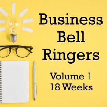 Preview of Business Bell Ringers Volume 1 - 18 Weeks