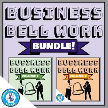 Preview of Business Bell Work (Bell Ringers) Bundle (Volumes 1 & 2)