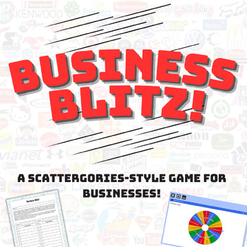 Preview of Business Blitz! | Scattergories-style Company Naming Game for Different Industry