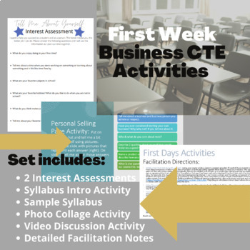 Preview of Business & CTE Introduction Activities | First Day & Week | BUNDLE | Syllabus
