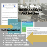 Business & CTE Introduction Activities | First Day & Week 