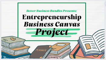 Preview of Business Canvas Project - Entrepreneurship Projects Google Drive (New Item)