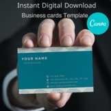 Business Card, Business Cards, Canva Template, Business Pr