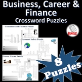 Business | Career | Finance Crossword Puzzle Bundle