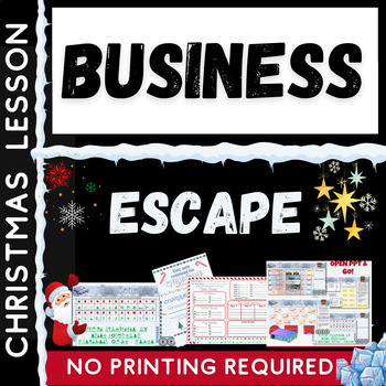 Preview of Business Christmas Quiz Escape Room