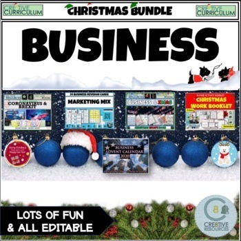 Preview of Business Christmas Resources ( Brexit | Marketing | Promotion )