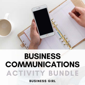 Preview of Business Communication Activity Bundle
