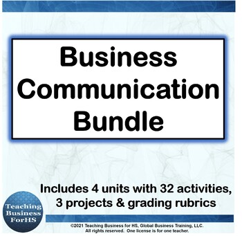 Preview of Business Communication Bundle - CTE