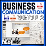 Business Communication Skills Workplace Bundle 2 - fully editable