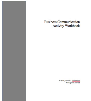 Preview of Business Communication Activity Collection