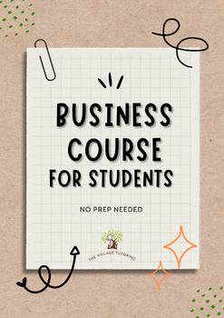 Preview of Business Course for Students (NO PREP NEEDED)