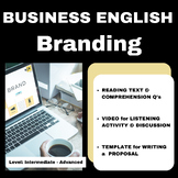 Business English: Branding - Lesson Plan