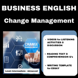 Business English: Change Management - Lesson Plan