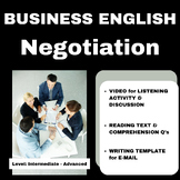 Business English: Negotiation - Lesson Plan