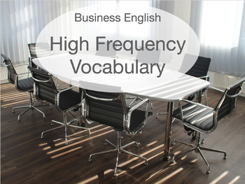 Preview of Business English Vocabulary Adult Conversation Speaking Slide Lesson