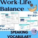 Business English Work-life Balance lesson plan speaking vo