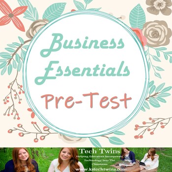 Preview of Business Essentials Pre-Test with Answer Key