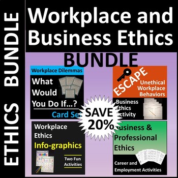 Preview of Business Ethics Activity Bundle  SAVE 20%