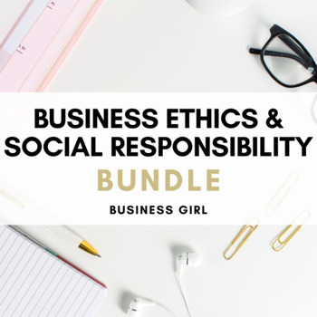 Preview of Business Ethics & Social Responsibility Activity Bundle