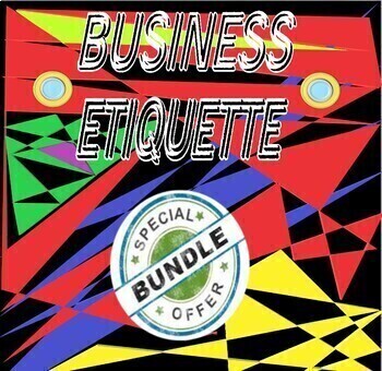 Preview of Business Etiquette  BUNDLE  (Crosswords, Words Search, Matching)