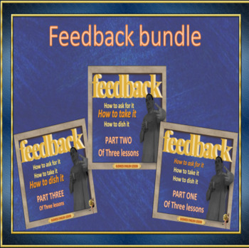 Preview of Business Feedback  - ESL adult business conversation lesson