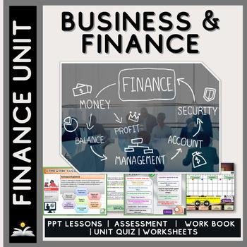 Preview of Business & Finance  - Middle School Finance Unit